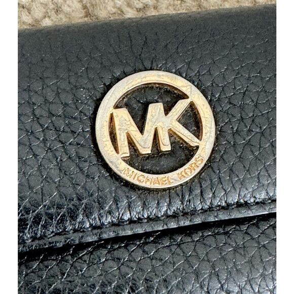 MICHAEL KORS Key Case/Key Ring/6 Strands/Black/Plain/Women's/7×11×2cm - Picture 3 of 16